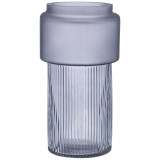 Ваза "JADE" grey диаметр 10см высота 20см LEFARD 182-1026