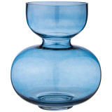 Ваза "FUSION" blue диаметр 23см высота 25см LEFARD 182-1027