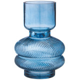 Ваза "FUSION" blue диаметр 15см высота 22см LEFARD 182-1029