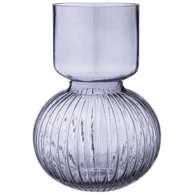 Ваза "AMELIE" grey диаметр 18см высота 25см LEFARD 182-1040