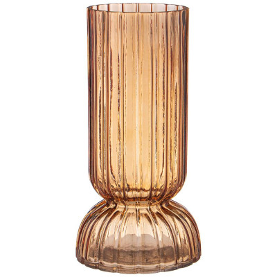 Ваза "CREATION" amber диаметр 12см высота 25см LEFARD 182-1045
