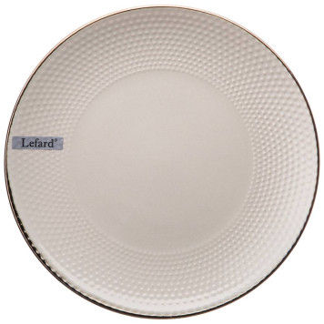 Тарелка подстановочная 24 см коллекция " НОСТАЛЬЖИ" цвет:дымчатый (мал=6шт) LEFARD 191-121-1