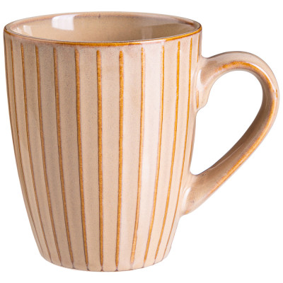 Кружка 365 мл "STRIPE COLLECTION" цвет:сливочный мал. уп. = 6 шт мин. партия LEFARD 191-217