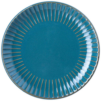 Тарелка десертная 19, 7 см " STRIPE COLLECTION" цвет:лазурно-синий мал. уп. = 6 шт мин. партия LEFARD 191-232