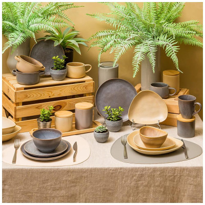 Банка для сыпучих продуктов 330 мл коллекция "TRIANGLE COLLECTION" цвет:кофе с молоком мал=6 мин.п. LEFARD 191-233-1