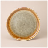 Тарелка обеденная 24 см, цвет: зеленый мал.уп.=6шт LEFARD 191-295