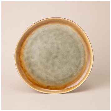 Тарелка обеденная 24 см, цвет: зеленый мал.уп.=6шт LEFARD 191-295