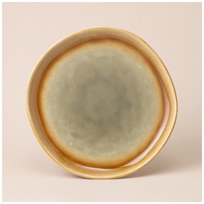 Тарелка закусочная 20,8 см, цвет: зеленый мал.уп.=6шт LEFARD 191-298