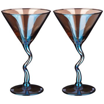 Набор бокалов из 2 шт для шампанского "ЛАЗУРИТ" 200 мл LEFARD 194-645