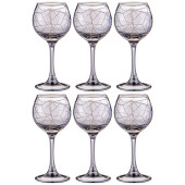 Набор рюмок из 6 шт "ГРАФИКА" графит 85 мл LEFARD 194-950