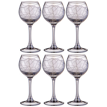 Набор рюмок из 6 шт "ГРАФИКА" графит 85 мл LEFARD 194-950