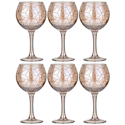 Набор фужеров из 6 шт "ГРАФИКА" мед 280 мл LEFARD 194-954