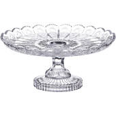 Тортовница на ножке "MUZA CRYSTAL" диаметр=30 см. высота=15 см. (кор=4шт.) LEFARD 195-128