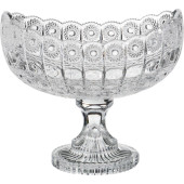 Фруктовница на ножке "MUZA CRYSTAL" 26,5*16 см, высота = 23,5 см (кор=4шт.) LEFARD 195-134
