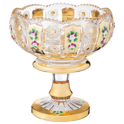 Конфетница "ГОЛДЕН" диаметр=18,5 см. высота=20 см. (кор=6шт.) LEFARD 195-145