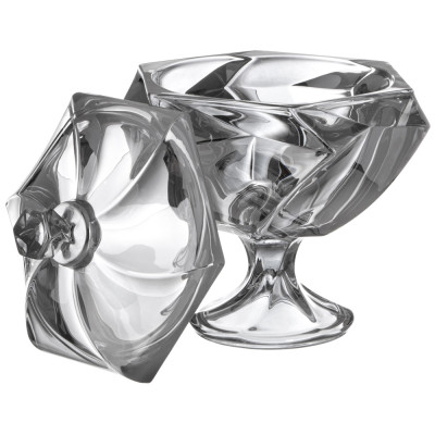 Блюдо с крышкой на ножке "BOHEMA" grey диаметр=17 см высота=21,5 см LEFARD 195-226-1