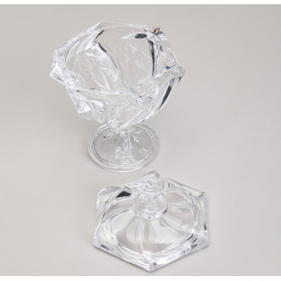 Блюдо с крышкой на ножке "BOHEMA" диаметр=11,5 см высота=16,5 см LEFARD 195-232-3