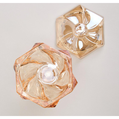 Блюдо с крышкой на ножке "BOHEMA" amber диаметр=11,5 см высота=16,5 см LEFARD 195-233-5