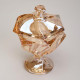 Блюдо с крышкой на ножке "BOHEMA" amber диаметр=11,5 см высота=16,5 см LEFARD 195-233