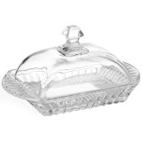 Масленка "MUZA CRYSTAL" 17,5*10,5 см. высота=9 см LEFARD 195-234