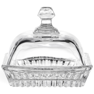 Масленка "MUZA CRYSTAL" 17,5*10,5 см. высота=9 см LEFARD 195-234-5
