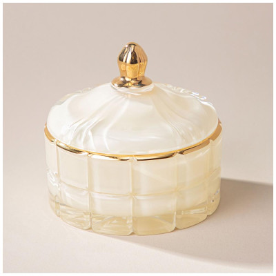 Шкатулка "LOVELY" ivory 10,5х10,5х10 см LEFARD 196-103