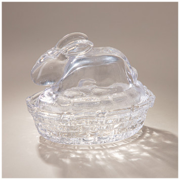 Емкость для хранения с крышкой "RABBIT" 13,5х10х11,5 см LEFARD 196-118