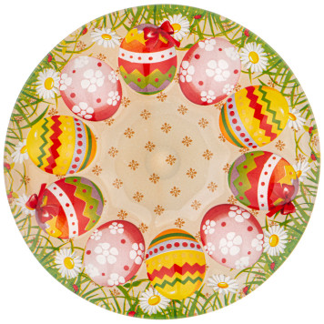Блюдо на ножке для яиц коллекция "СВЕТЛАЯ ПАСХА" 25 см LEFARD 198-266-1
