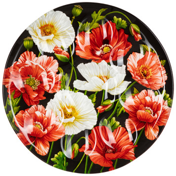 Блюдо для яиц коллекция "МАКИ" 20.5*20.5*2 см мал.уп.=6шт (мин. партия) LEFARD 198-270