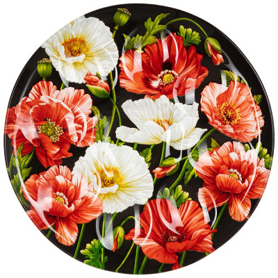 Блюдо для яиц коллекция "МАКИ" 20.5*20.5*2 см мал.уп.=6шт (мин. партия) LEFARD 198-270