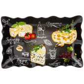 Блюдо для сервировки коллекция "BUFFET" 25*16.5*2 см мал.уп. = 6 шт. LEFARD 198-295