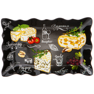 Блюдо для сервировки коллекция "BUFFET" 25*16.5*2 см мал.уп. = 6 шт. LEFARD 198-295