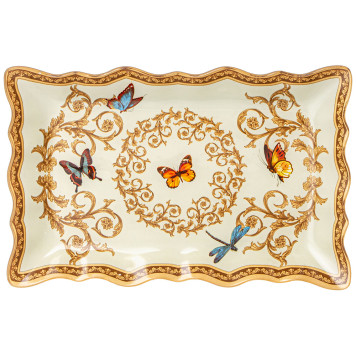 Блюдо для сервировки коллекция "MONOGRAM"25*16*2,5 см мал.уп.= 6 шт. (мин. партия) LEFARD 198-313