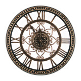 Часы настенные кварцевые "SWISS HOME" 50*50*5 см. диаметр циферблата=43 см. (кор=4шт.) LEFARD 220-100