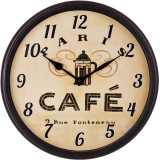 Часы настенные кварцевые "CHEF KITCHEN" 35,5*35,5*5 см.диаметр циферблата=31 см.(кор=6шт.) LEFARD 220-159