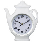 Часы настенные кварцевые "CHEF KITCHEN" белые 25*30*5 см. диаметр циферблата=14 см. (кор=12шт.) LEFARD 220-215