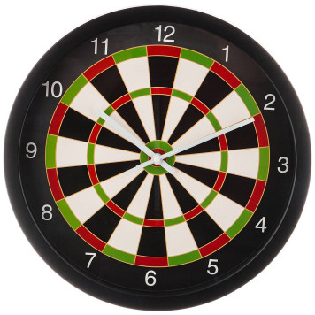 Часы настенные кварцевые "ДАРТС" диаметр=35 см. диаметр циферблата=31 см. (кор=6шт.) LEFARD 220-367