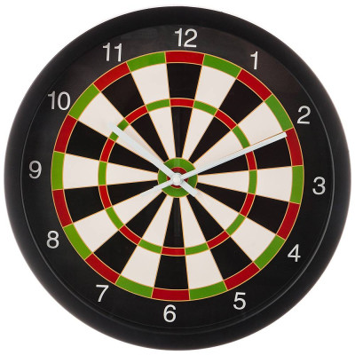 Часы настенные кварцевые "ДАРТС" диаметр=35 см. диаметр циферблата=31 см. (кор=6шт.) LEFARD 220-367