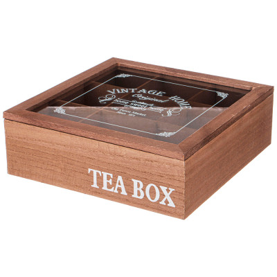 Шкатулка для чая коллекция "VINTAGE HOME" 24*24*8 см LEFARD 222-753