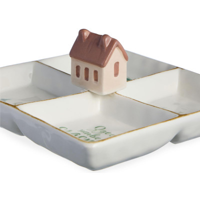 Менажница 4 секции коллекция "CHALET" 19,5*19,5*8,5 см LEFARD 230-500-5