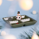 Менажница 4 секции коллекция "CHRISTMAS GIFT" 19*19*9,5 см LEFARD 230-535