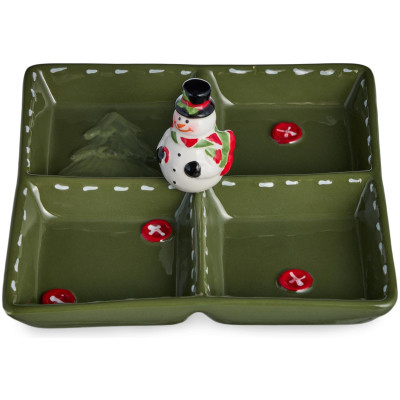 Менажница 4 секции коллекция "CHRISTMAS GIFT" 19*19*9,5 см LEFARD 230-535-4