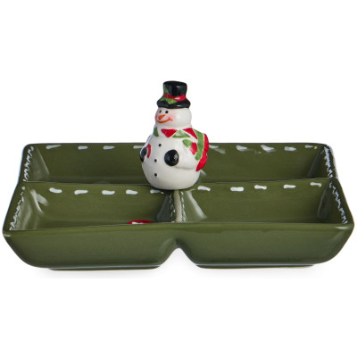 Менажница 4 секции коллекция "CHRISTMAS GIFT" 19*19*9,5 см LEFARD 230-535-5