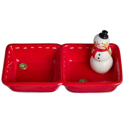 Менажница 2 секции коллекция "CHRISTMAS GIFT" 22*11*10,5 см LEFARD 230-536-5