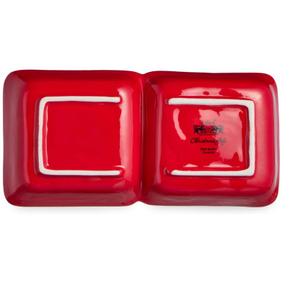 Менажница 2 секции коллекция "CHRISTMAS GIFT" 22*11*10,5 см LEFARD 230-536-6