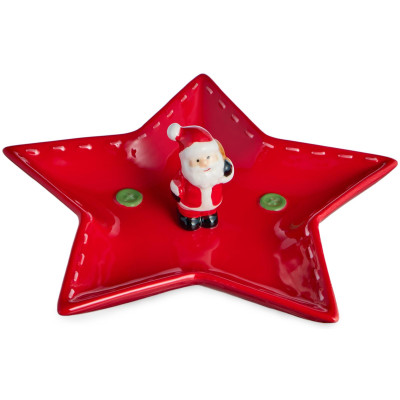 Блюдо сервировночное коллекция "CHRISTMAS GIFT" 25,5*24*7,5 см LEFARD 230-538-2