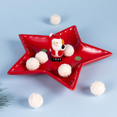 Блюдо сервировночное коллекция "CHRISTMAS GIFT" 25,5*24*7,5 см LEFARD 230-538