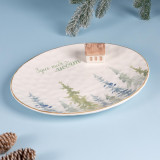 Блюдо овальное коллекция "CHALET" 30*24,5*6,5 см LEFARD 230-541