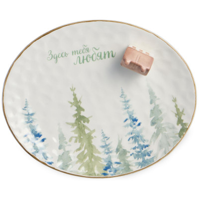 Блюдо овальное коллекция "CHALET" 30*24,5*6,5 см LEFARD 230-541-5