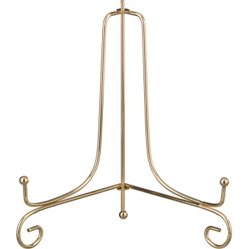 Комплект подставок для тарелок из 5 шт. 25*15 см. высота=22 см. цвет - золото (кор=24комп.) LEFARD 244-105